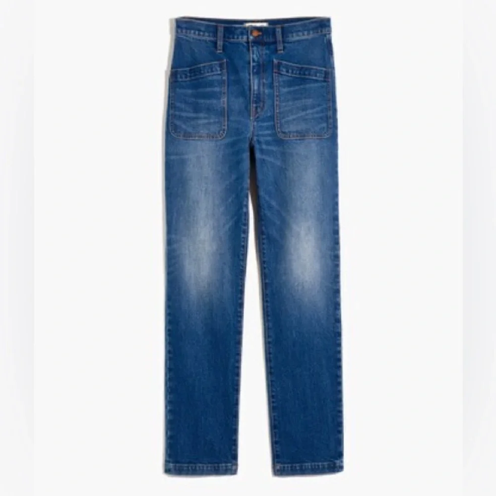 NWOT Madewell Classic Straight Full-Length Jeans in Marfield Wash Women’s 30 - Picture 1 of 13